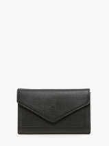 Leather Madras Wallet Purse Etrier Pink madras EMAD469